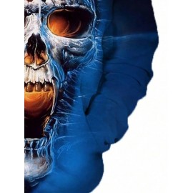 3D Men's Long Sleeve Casual Hoodie, Skull Print Hoodie, Drawstring, Kangaroo Pocket, Fashion Sweatshirt, Fashion Pattern Hoodie, Sports Fashion, Daily Spring Autumn Winter Top, PLUS SIZE