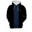 Men's long sleeved 3D minimalist pattern printed casual drawstring hooded sweatshirt in autumn and winter seasons, large size, PLUS SIZE