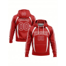 Customizable Men'S Plus Size Hoodie - Personalized 